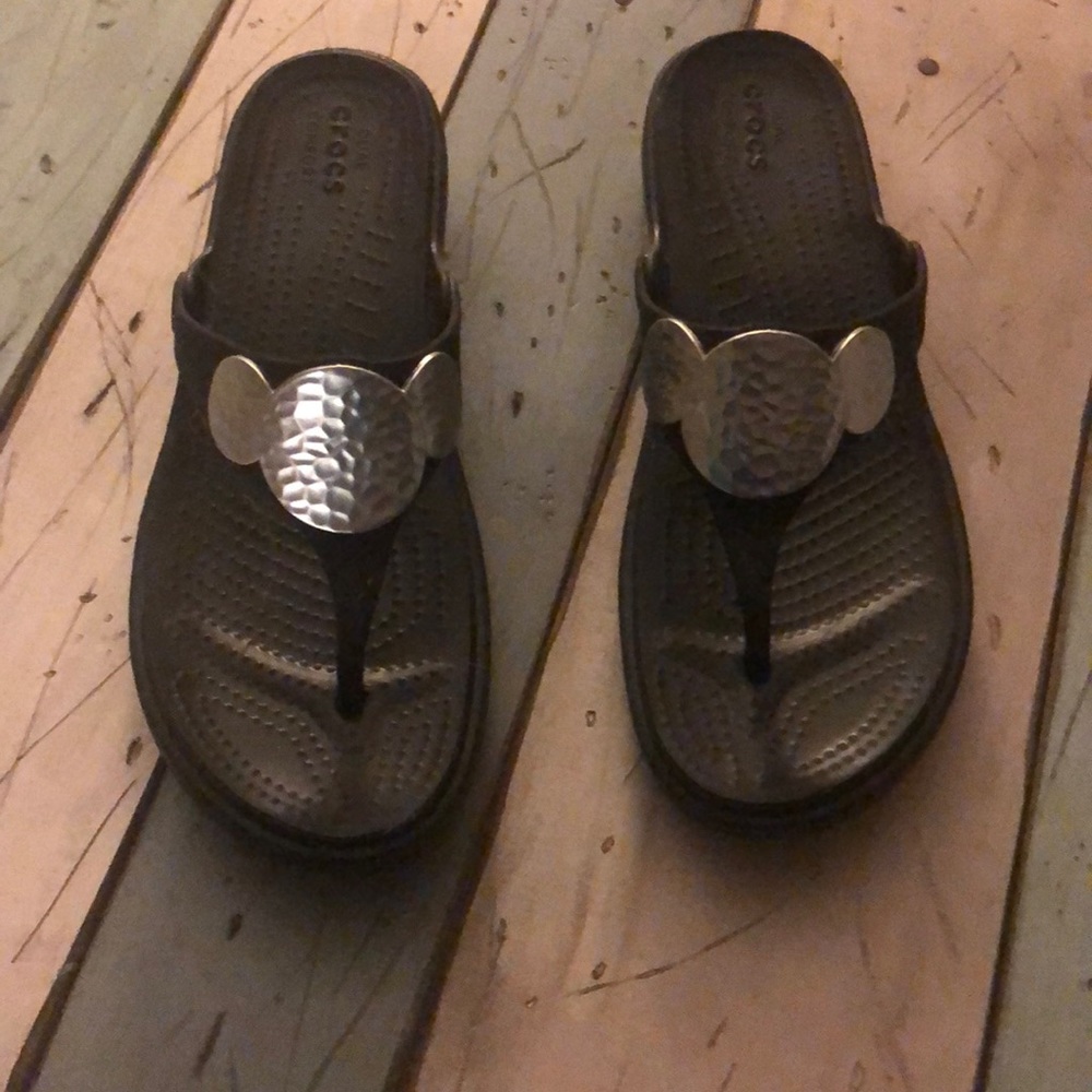 Crocs wedge sandals